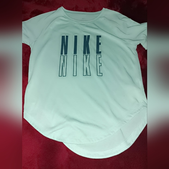 Light Teal Nike Dri-fit Shirt - Picture 1 of 2